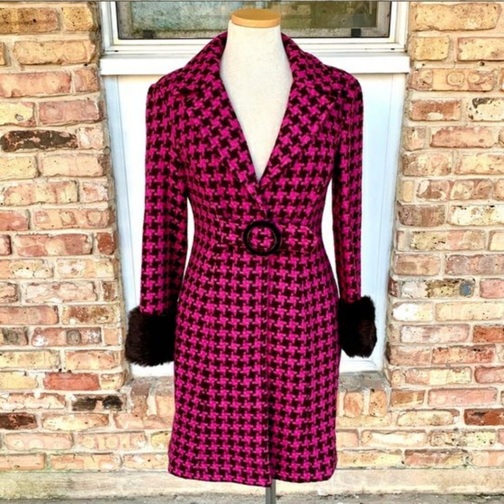 Vintage Nanette Lepore Houndstooth Jacket